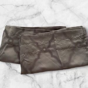 Elegant Gray/Silver curtain panels 63x28